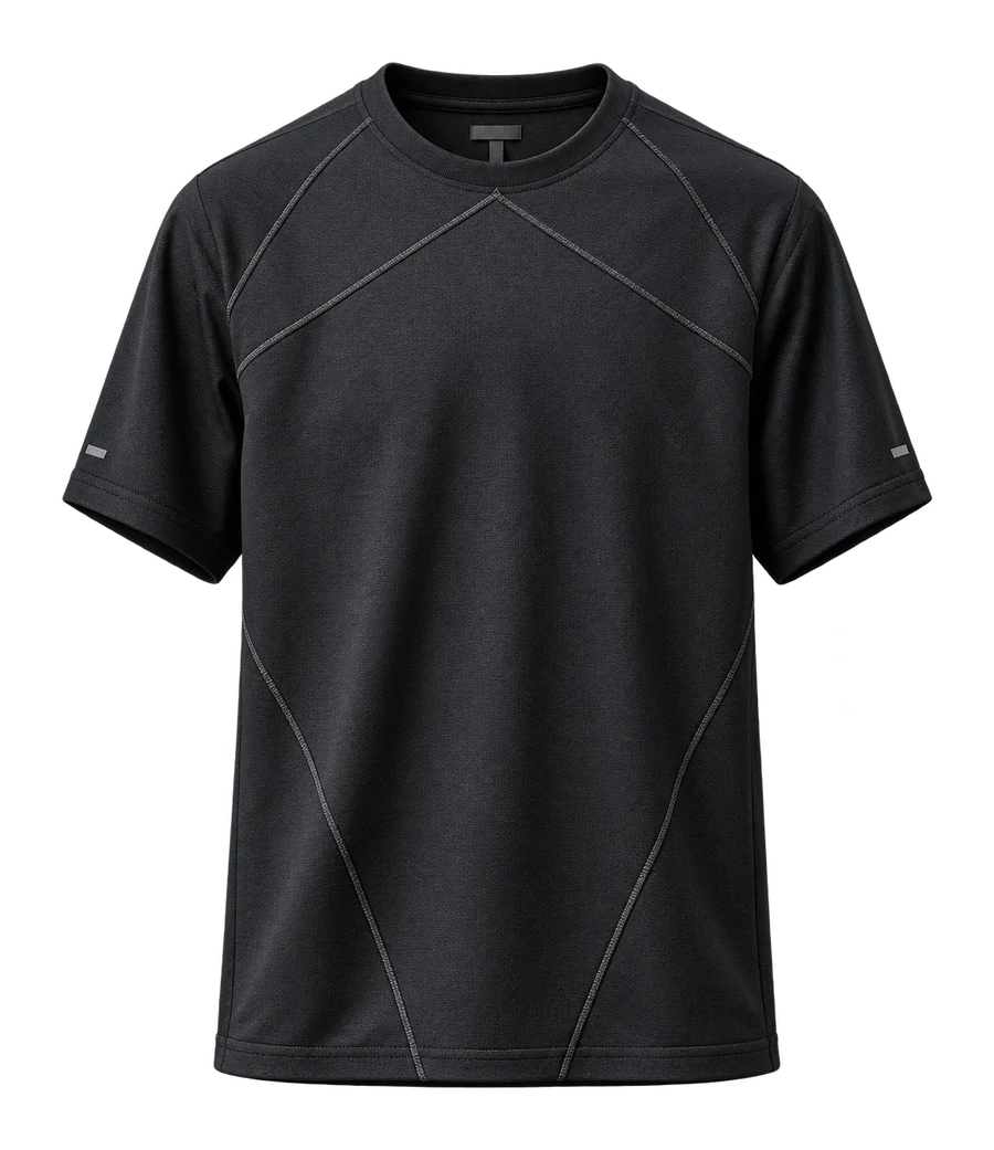 Arc Tech Tee, front, EARTH concept render