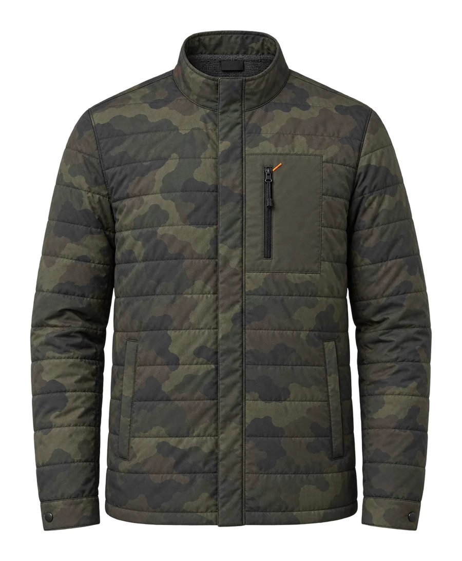 Contour Jacket, front, EARTH concept render