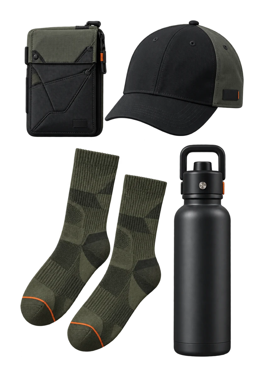 Field Essentials, front, EARTH concept render