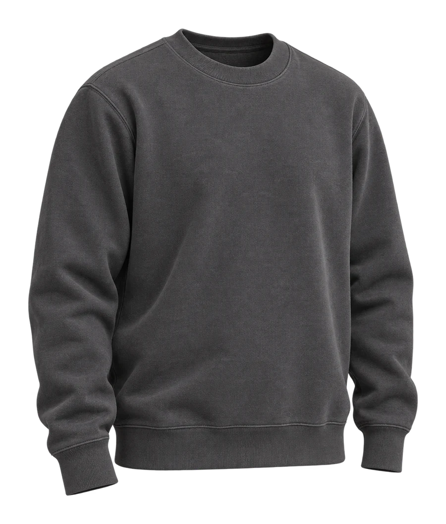 Ground Crewneck, front, EARTH concept render